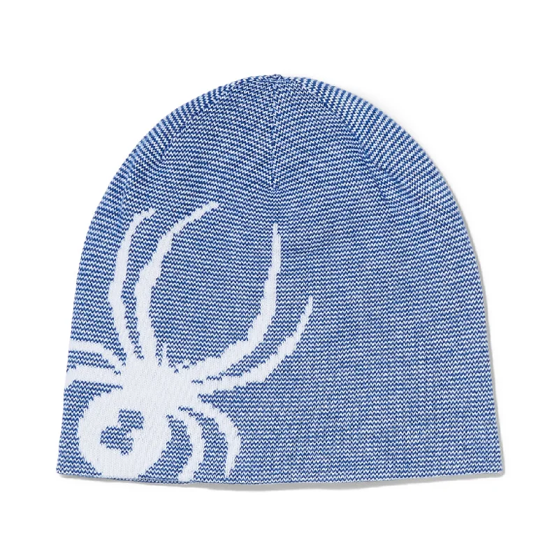 Fashionable Fedora HatsMens Reversible Innsbruck Beanie - Electric Blue