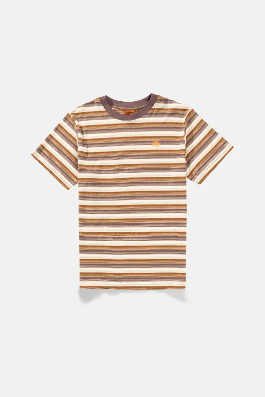 Men's Shirts with Surplice HemlinesVintage Stripe SS T-Shirt Cedar