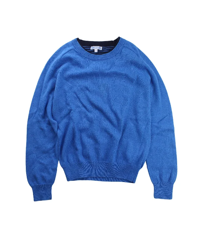 Men's Sweaters with High-Low HemlinesJacadi Knit Sweater 8Y