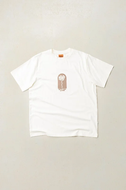 Men's Shirts with Cowl NecksShaken Vintage Ss T-Shirt Natural