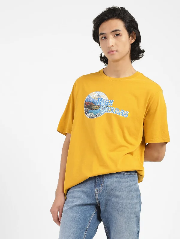 Men's Sleeveless TopsMen's Graphic Print Relaxed Fit T-shirt