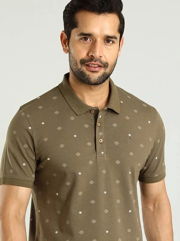 Men's Shirts with French CuffsMen Printed Polo T-Shirt
