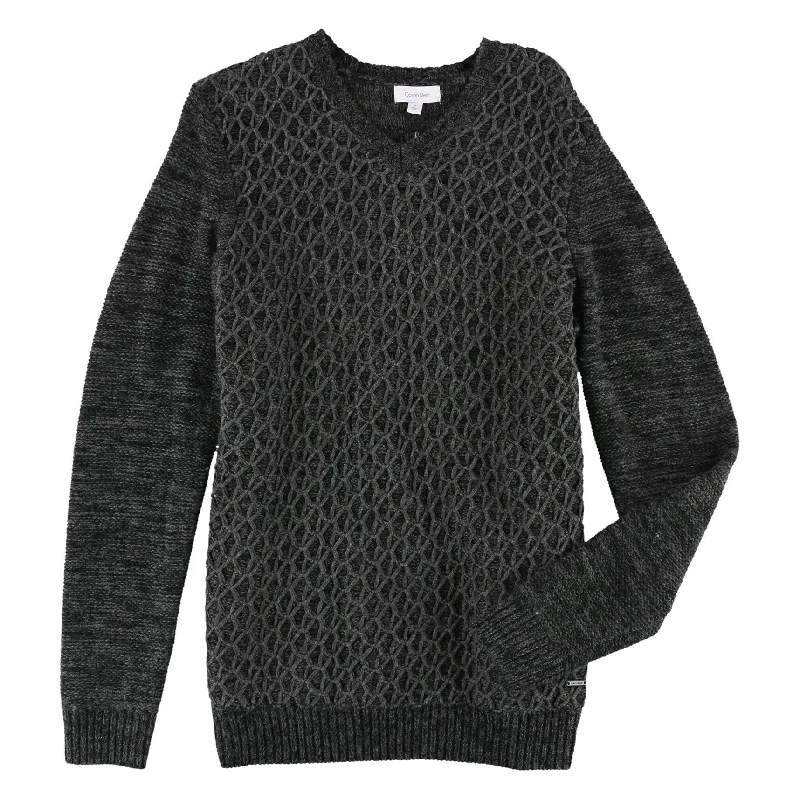 Men's Sweaters for SpringCalvin Klein Mens Mixed Yarn Pullover Sweater