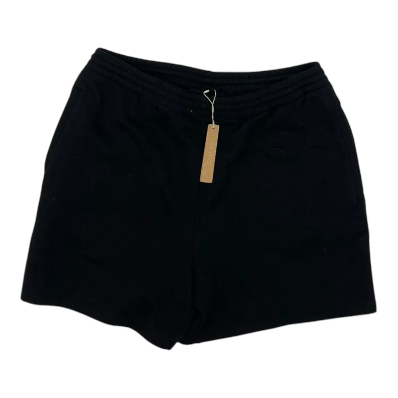 Cotton-Blend Men's Casual ShortsShorts By Skims In Black, Size:L