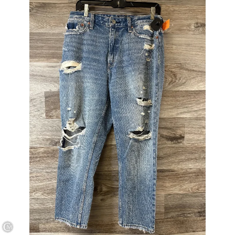 Classic Men's Jeans StyleJeans Straight By Abercrombie And Fitch In Blue Denim, Size: 10
