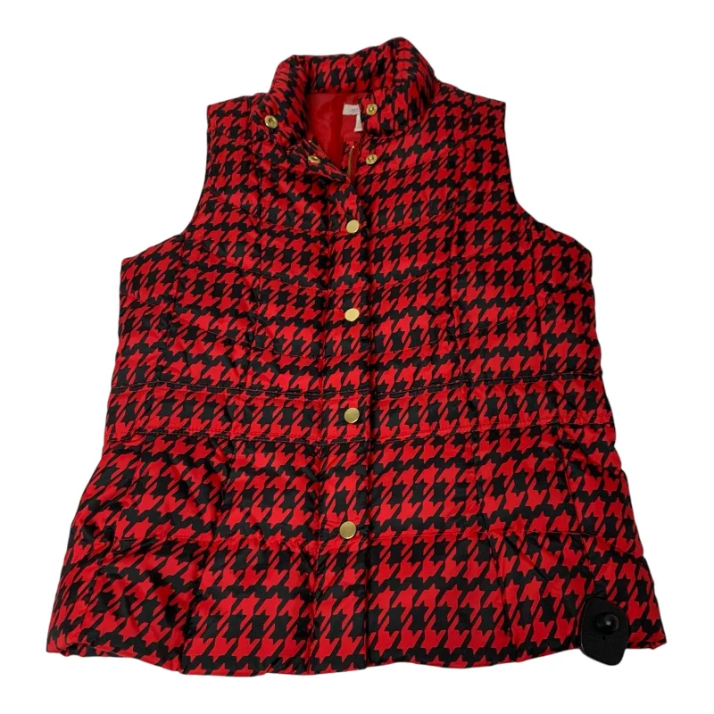Men's Coats for SkiingVest Puffer & Quilted By Madison In Black & Red, Size: M