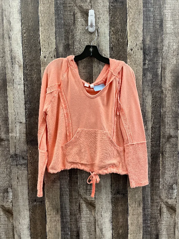 Men's Hoodies for YogaSweatshirt Hoodie By Melrose And Market In Peach, Size: S