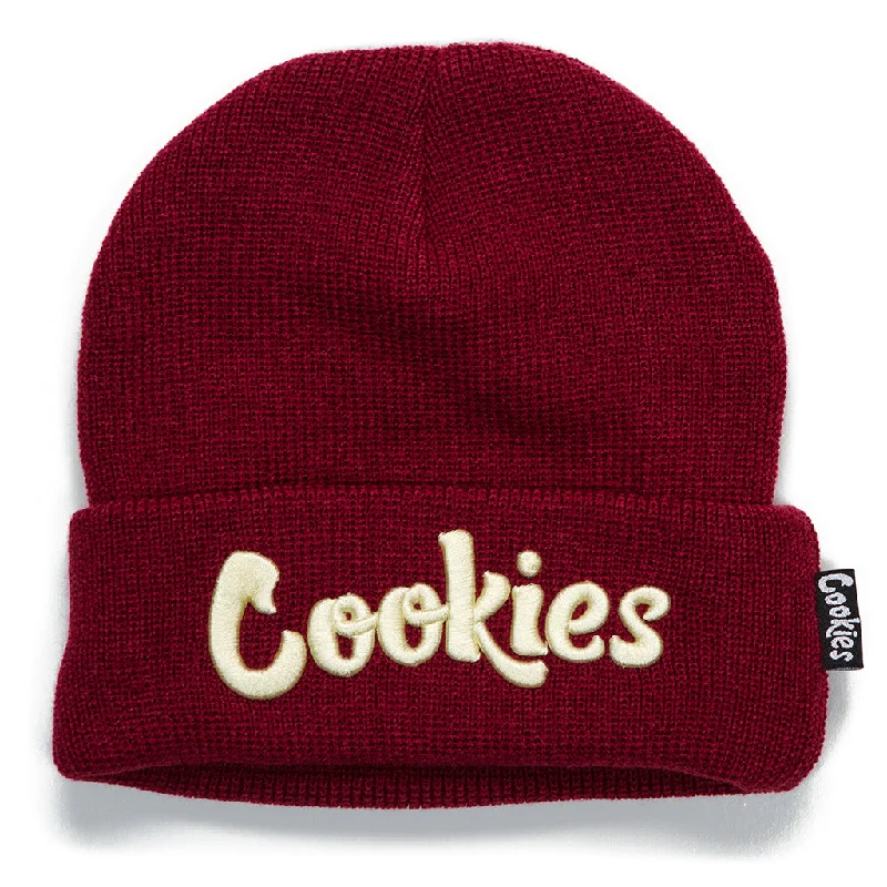 BURGUNDY/ CREAM
