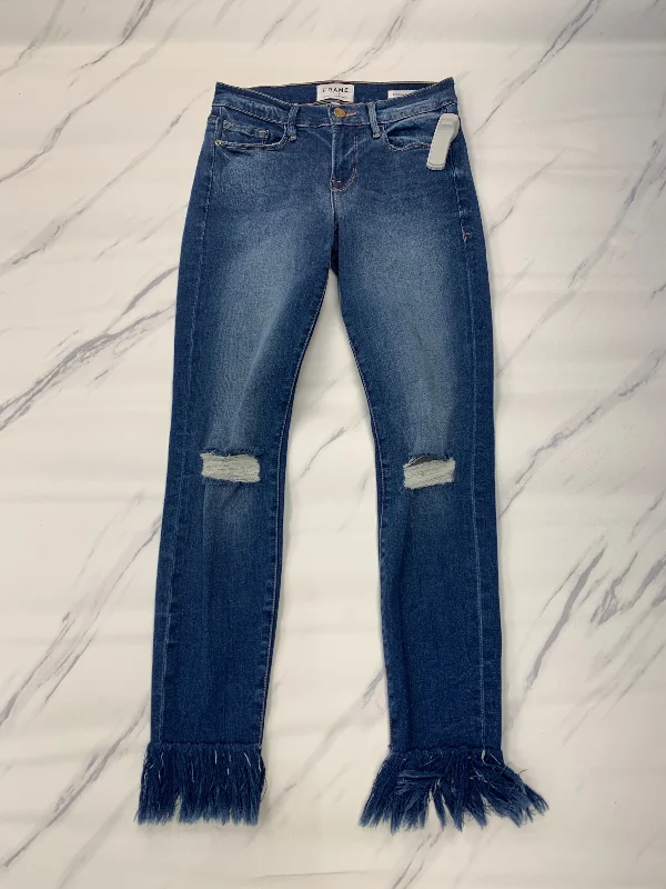 Elegant Straight-Leg Men's JeansJeans Designer By Frame  Size: 0