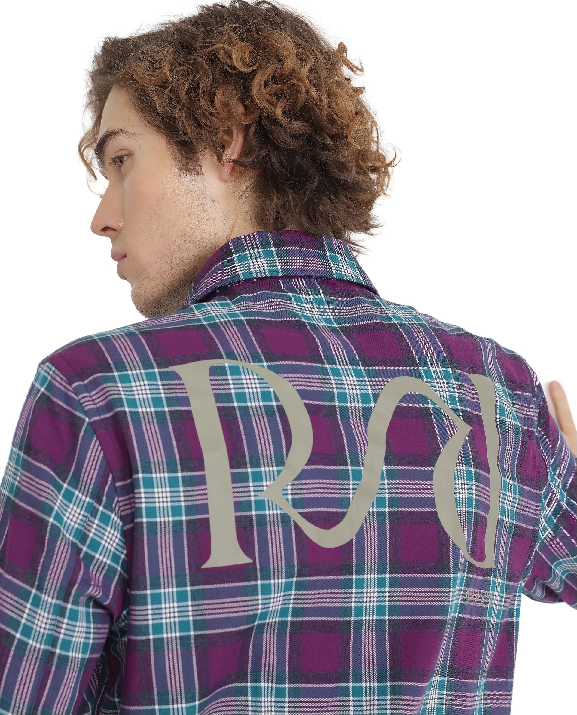Men's Big and Tall Shirts for Added ComfortRare Rabbit Men's Crin Dark Purple Cotton Fabric Full Sleeve Regular Collared Oversized Fit Checks Shirt Men's Big and Tall Shirts for Added ComfortRare Rabbit Men's Crin Dark Purple Cotton Fabric Full Sleeve Regular Collared Oversized Fit Checks Shirt