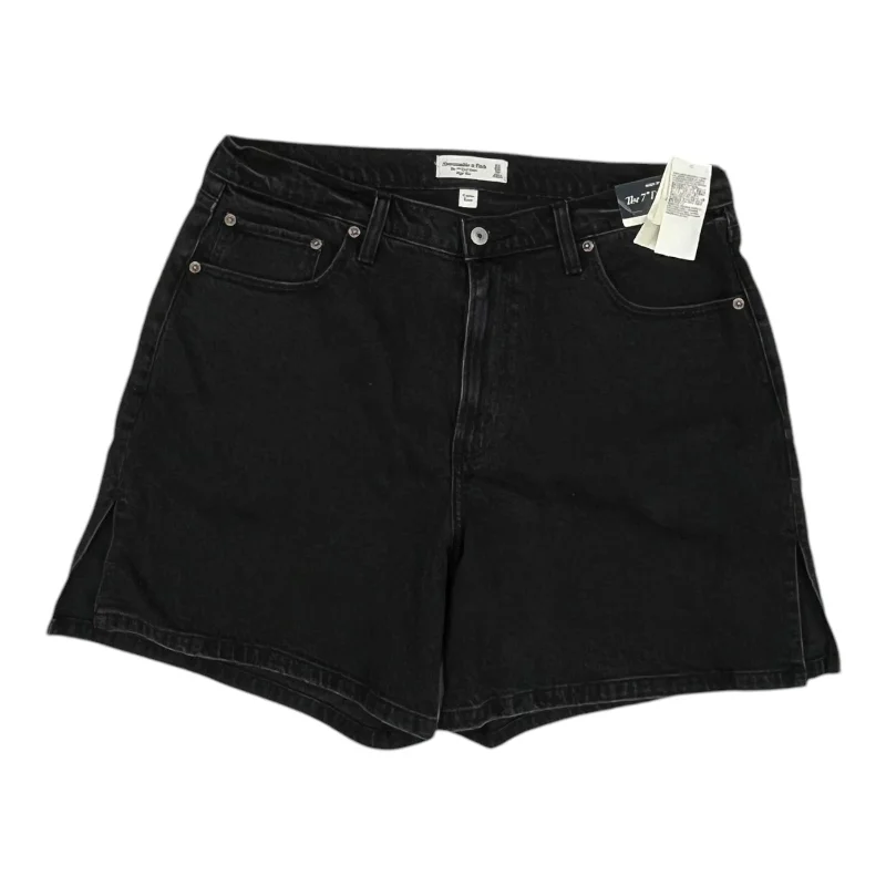 Quick-Dry and Breathable Men's Running ShortsSHORTS by ABERCROMBIE AND FITCH In BLACK DENIM, Size: 16 Quick-Dry and Breathable Men's Running ShortsSHORTS by ABERCROMBIE AND FITCH In BLACK DENIM, Size: 16
