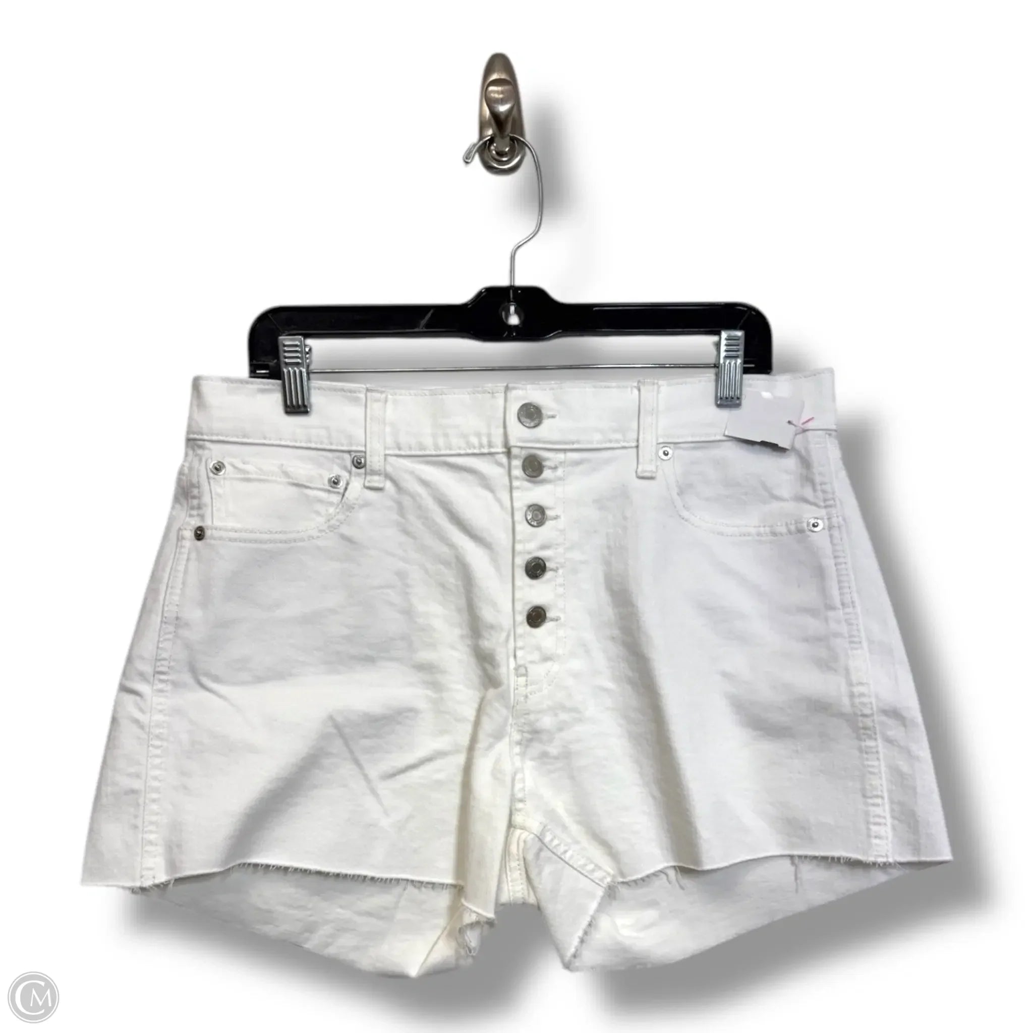 Elegant and Refined Men's Dress and Office ShortsShorts By Gap In White, Size: 14