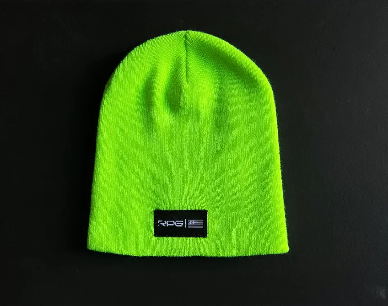 Reversible Sun HatsRPG CLASSIC BEANIE- NEON GREEN (NEW)