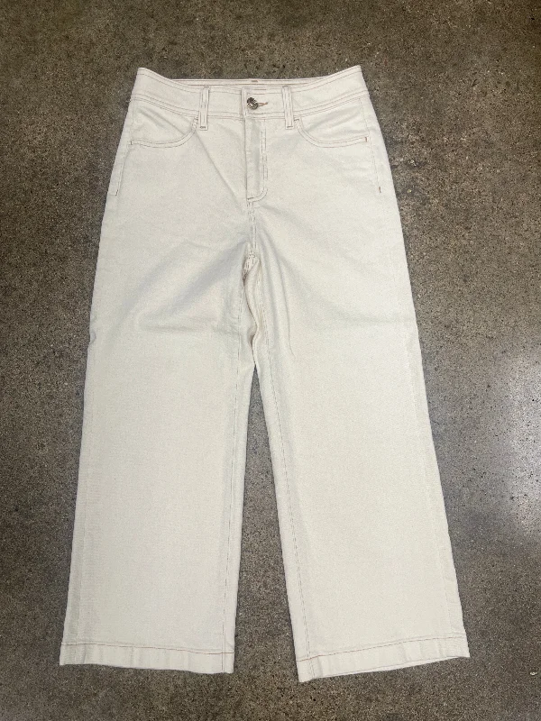 Casual Ripped Men's JeansJeans Cropped By Chicos In Tan, Size:4