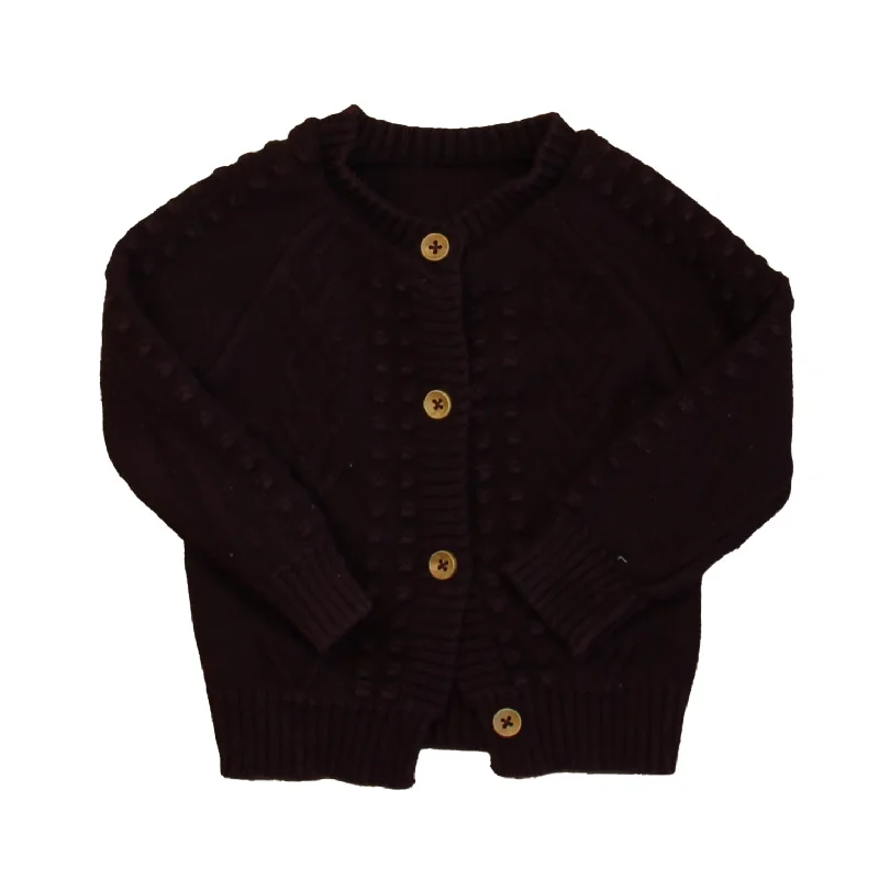 Men's Sweaters with Low-Neck DesignsJamie Kay Girls Plum Cardigan