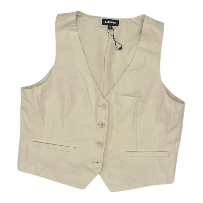 Lightweight Men's WindbreakersVest Other By Express In Tan, Size:Xl
