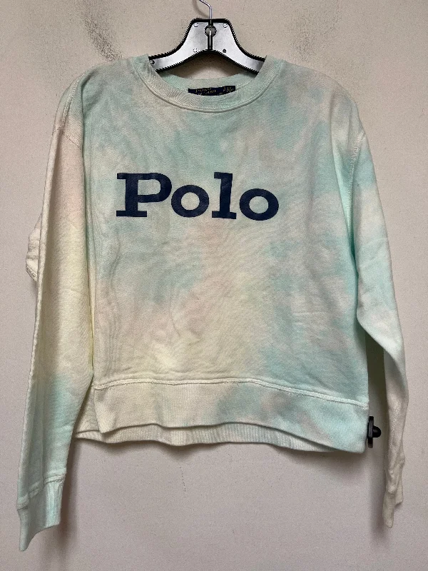 Men's Hoodies with Kangaroo PocketsSweatshirt Crewneck By Polo Ralph Lauren In Tie Dye Print, Size: S Men's Hoodies with Kangaroo PocketsSweatshirt Crewneck By Polo Ralph Lauren In Tie Dye Print, Size: S