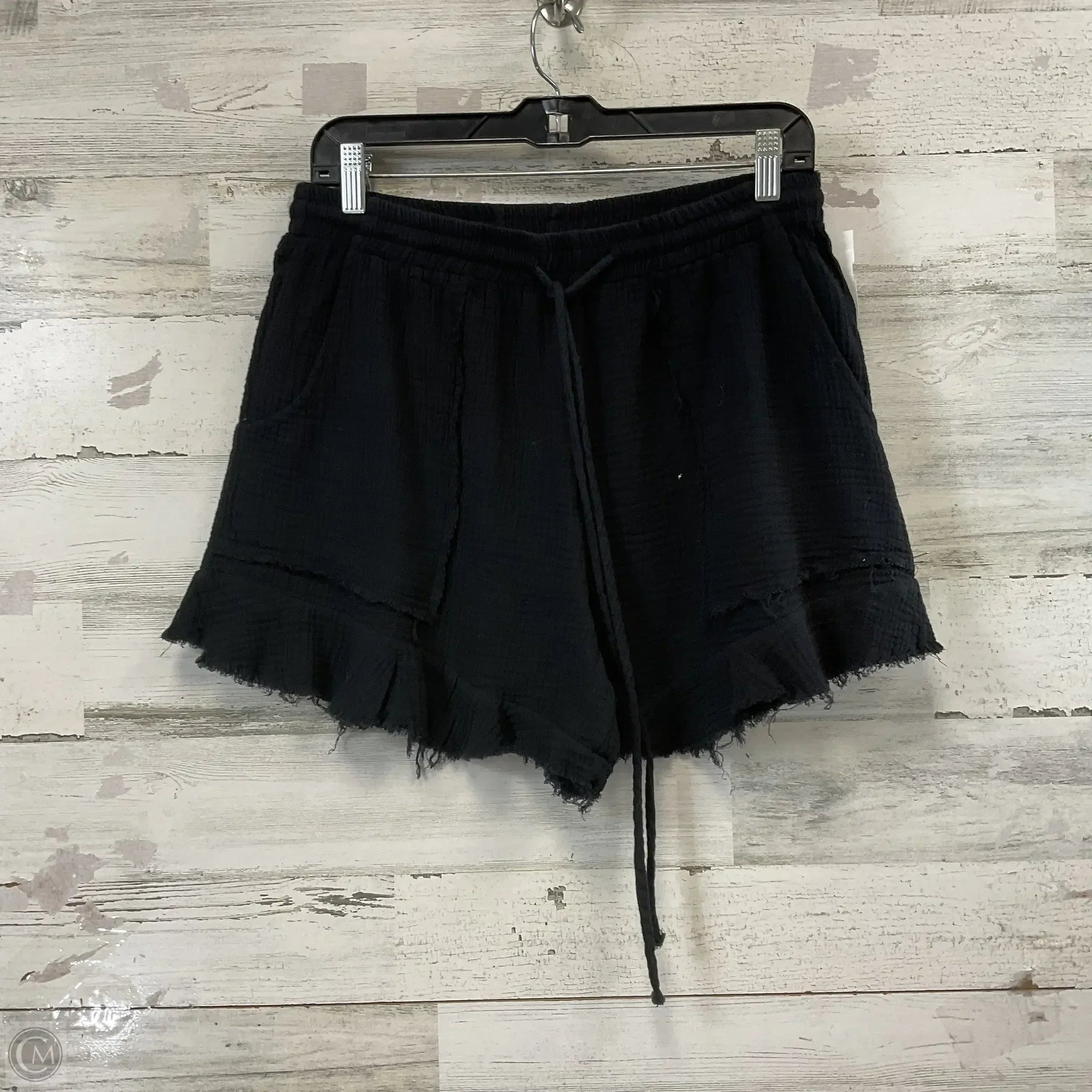 Cool Men's Linen ShortsShorts By Eesome In Black, Size: M