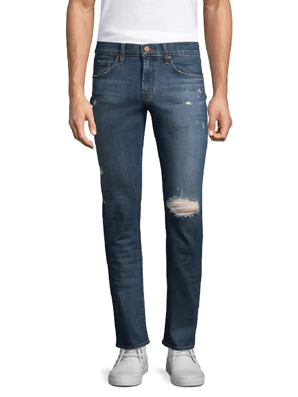 Baggy Cargo Men's JeansJ Brand Men Flintridge Tyler Slim Fit Ripped Jeans In Blue