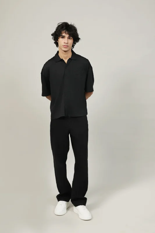 Men's Shirts with Wrinkle-Resistant FabricBUTTON DOWN BOXY FIT POLO