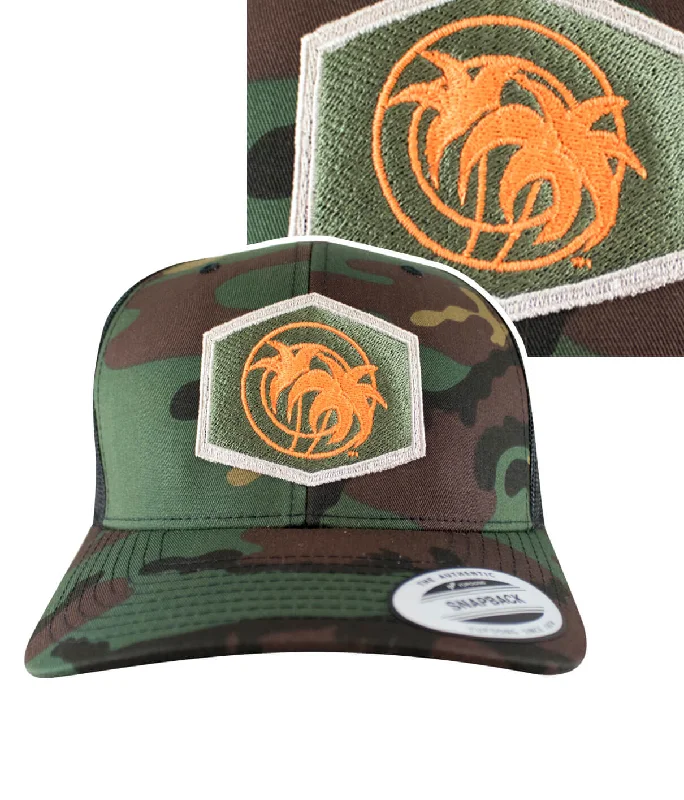 All-Weather Fishing Hats"Palm Socket" Retro Trucker Hat