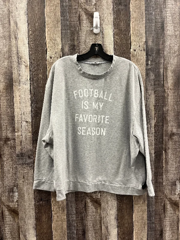 Men's Hoodies with Contrast Fabric PanelsSweatshirt Crewneck By Mary Square In Grey, Size: M Men's Hoodies with Contrast Fabric PanelsSweatshirt Crewneck By Mary Square In Grey, Size: M
