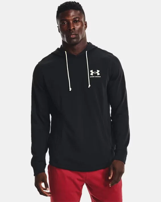 Men's Sweaters with Ribbed HemsUnder Armour Men's Rival Terry Hoodie - 1370401