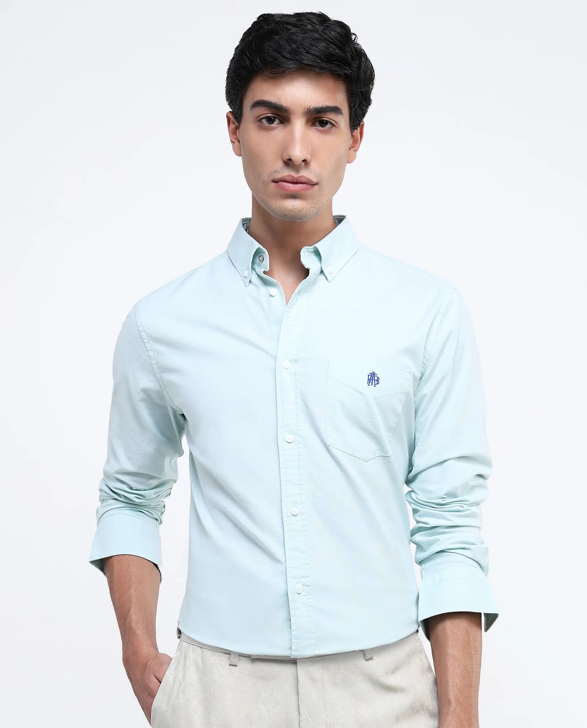Men's Custom-Fit Shirts for a Personalized LookRare Rabbit Men Oxob Pastel Green Full Sleeve Collared Neck Button Closure Regular Fit Plain Shirt Men's Custom-Fit Shirts for a Personalized LookRare Rabbit Men Oxob Pastel Green Full Sleeve Collared Neck Button Closure Regular Fit Plain Shirt