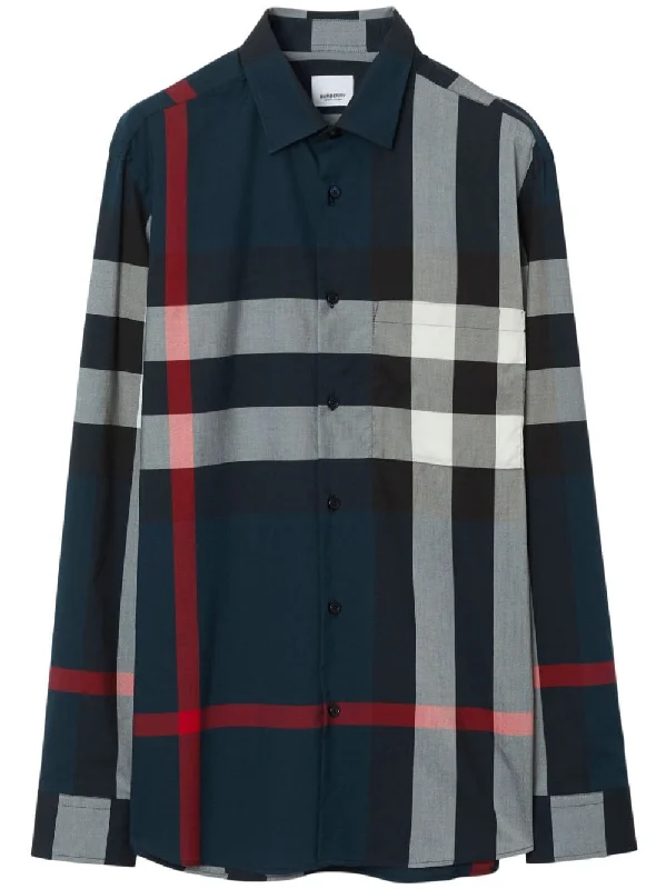Men's Smart Casual Shirts for Business Casual SettingsBurberry Men's Shirts blue