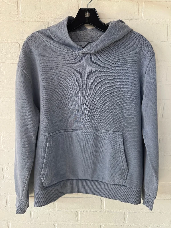 Classic Men's Cotton HoodiesSweatshirt Hoodie By The Commons In Blue, Size: L