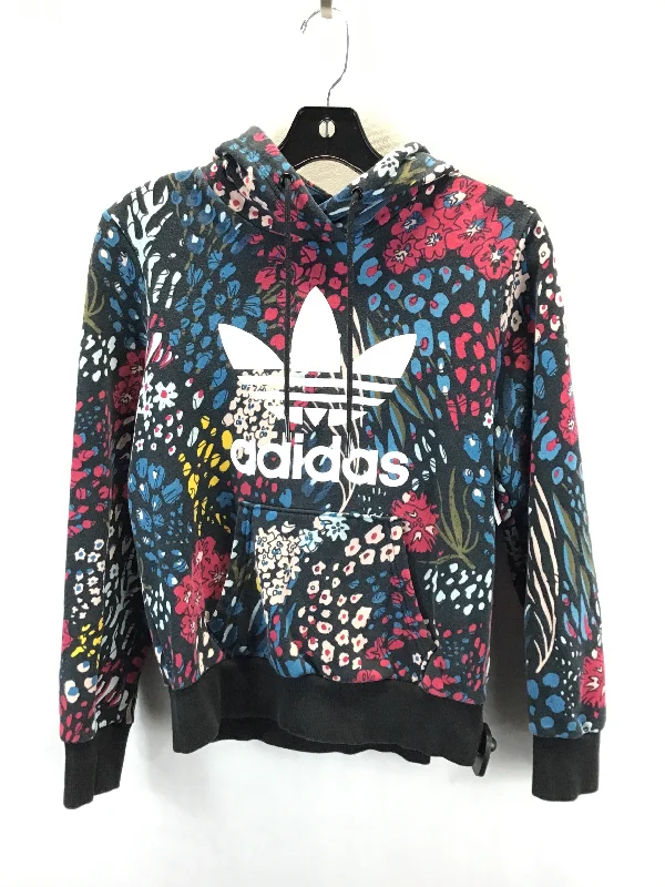 Affordable Men's HoodiesSweatshirt Hoodie By Adidas In Floral Print, Size: S