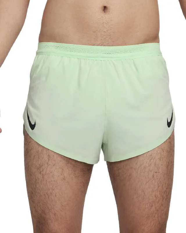 Men's Water-Resistant Swim and Beach ShortsMen's Aeroswift Dri-Fit Adv 2" Brief-Lined Running Shorts In Vapour Green/black Men's Water-Resistant Swim and Beach ShortsMen's Aeroswift Dri-Fit Adv 2" Brief-Lined Running Shorts In Vapour Green/black