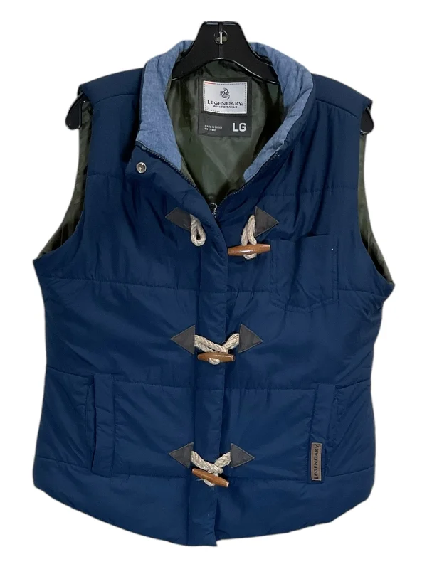 Men's Coats for Skinny MenVest Puffer & Quilted By Clothes Mentor In Navy, Size: L