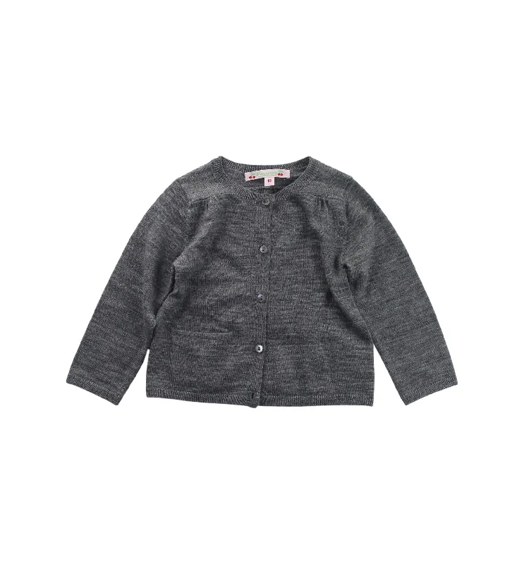 Men's Sweaters with Asymmetrical HemlinesBonpoint Cardigan 12-18M