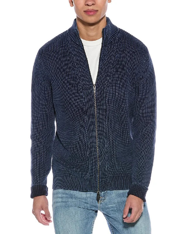 Men's Sweaters for Winter Sportstyler böe Mineral Wash Zip Front Jacket