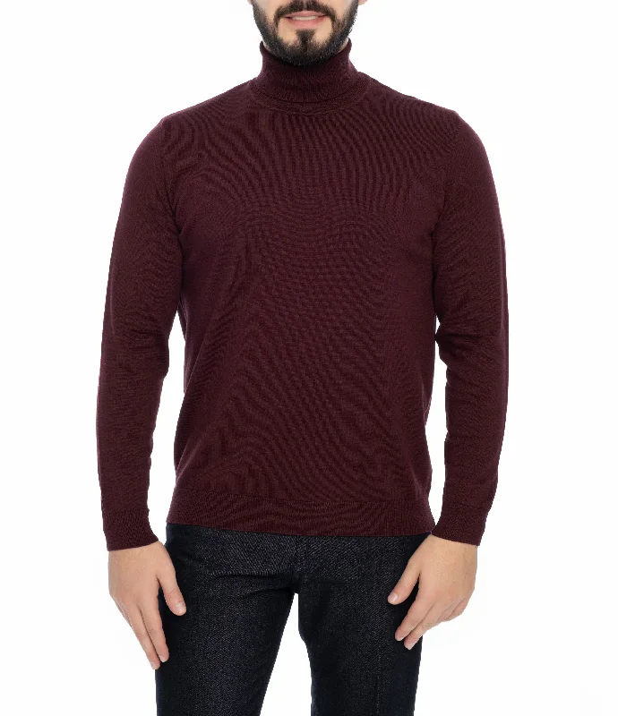 Men's Sweaters with Roll-Neck DesignsPORTLAND TURTLENECK SWEATER