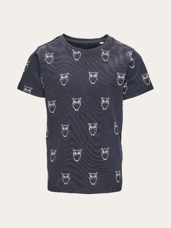 Men's Shirts for Outdoor ActivitiesOwl AOP t-shirt - Total Eclipse