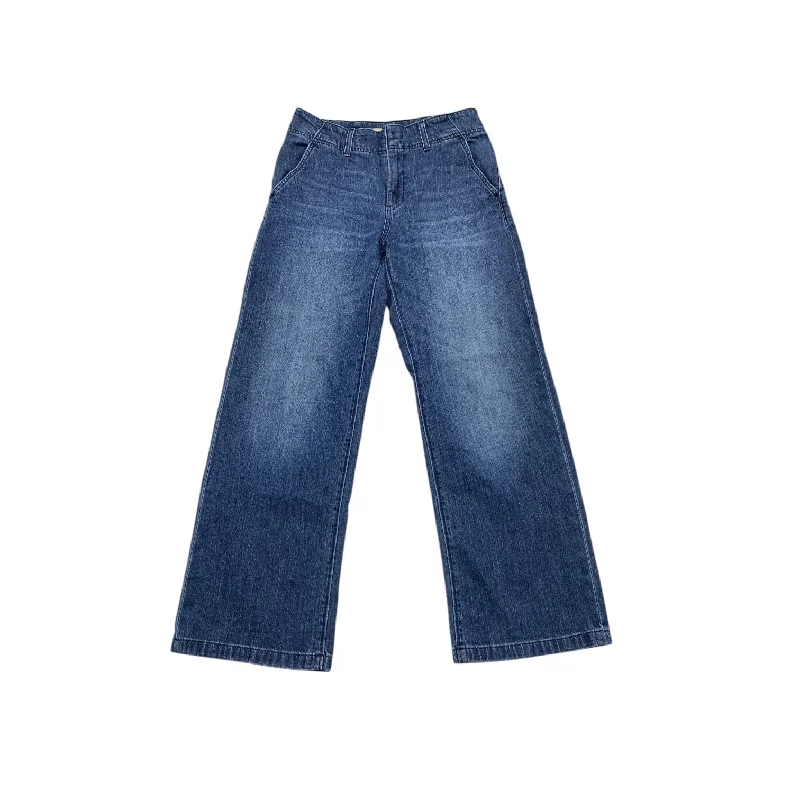 High-Quality Ripped Men's JeansJeans Wide Leg By Pilcro In Blue Denim, Size:6