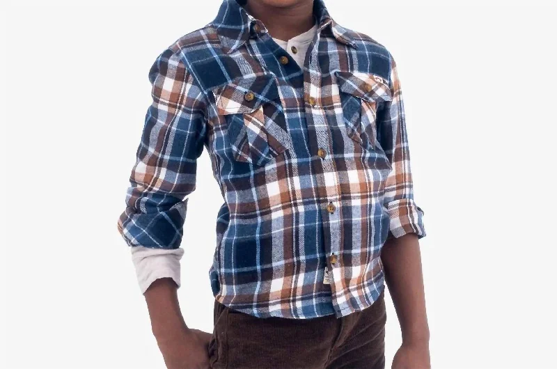 Men's Designer Dress Shirts for High-End FashionBoys Plaid Flannel Button Down Shirt In Multi-Colored Men's Designer Dress Shirts for High-End FashionBoys Plaid Flannel Button Down Shirt In Multi-Colored