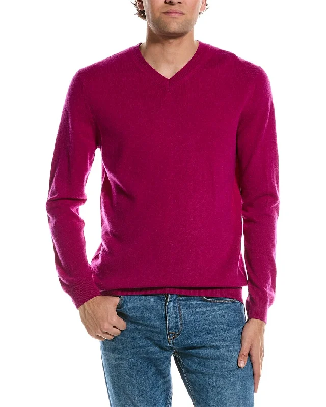 Men's Sweaters with Unique and Custom DesignsForte V-Neck Cashmere Sweater
