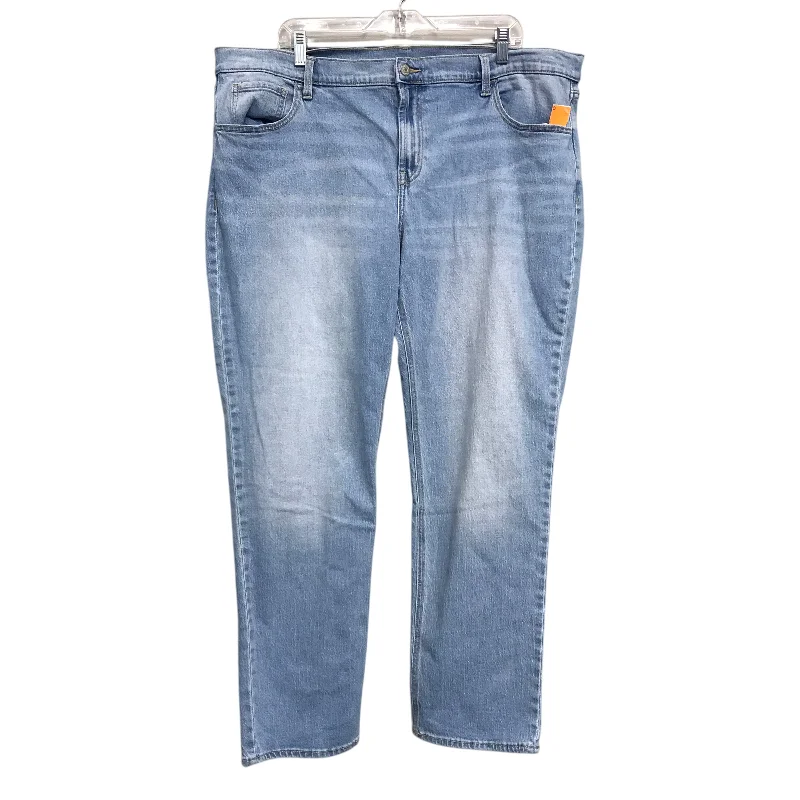 Best Fitting Men's JeansJeans Boyfriend By Old Navy In Blue Denim, Size:18