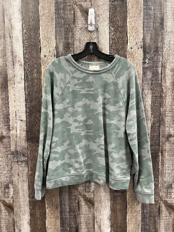 Men's Hoodies for Outdoor ActivitiesSweatshirt Crewneck By Universal Thread In Camouflage Print, Size: L Men's Hoodies for Outdoor ActivitiesSweatshirt Crewneck By Universal Thread In Camouflage Print, Size: L