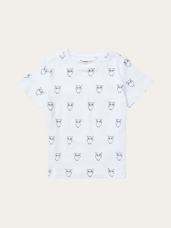 Men's Casual Shirts for Everyday WearOwl AOP t-shirt - Bright White