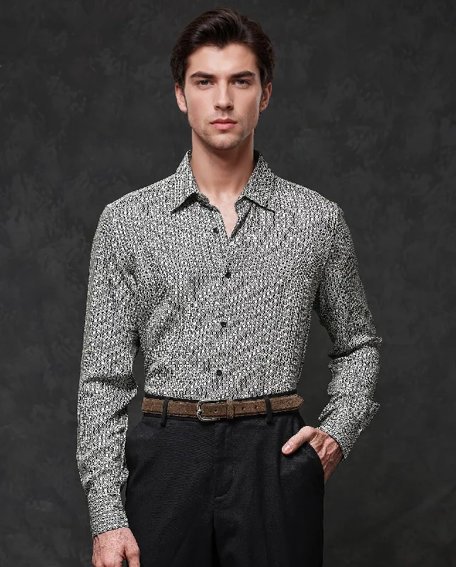 Men's Affordable Shirts for Budget-Friendly StyleRare Rabbit Mens Ceroz Beige Viscose Fabric Full Sleeve Geometric Print Shirt Men's Affordable Shirts for Budget-Friendly StyleRare Rabbit Mens Ceroz Beige Viscose Fabric Full Sleeve Geometric Print Shirt