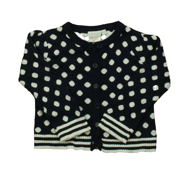 Men's Sweaters for LayeringJoJo Maman Bebe Girls Navy Polka Dots Cardigan