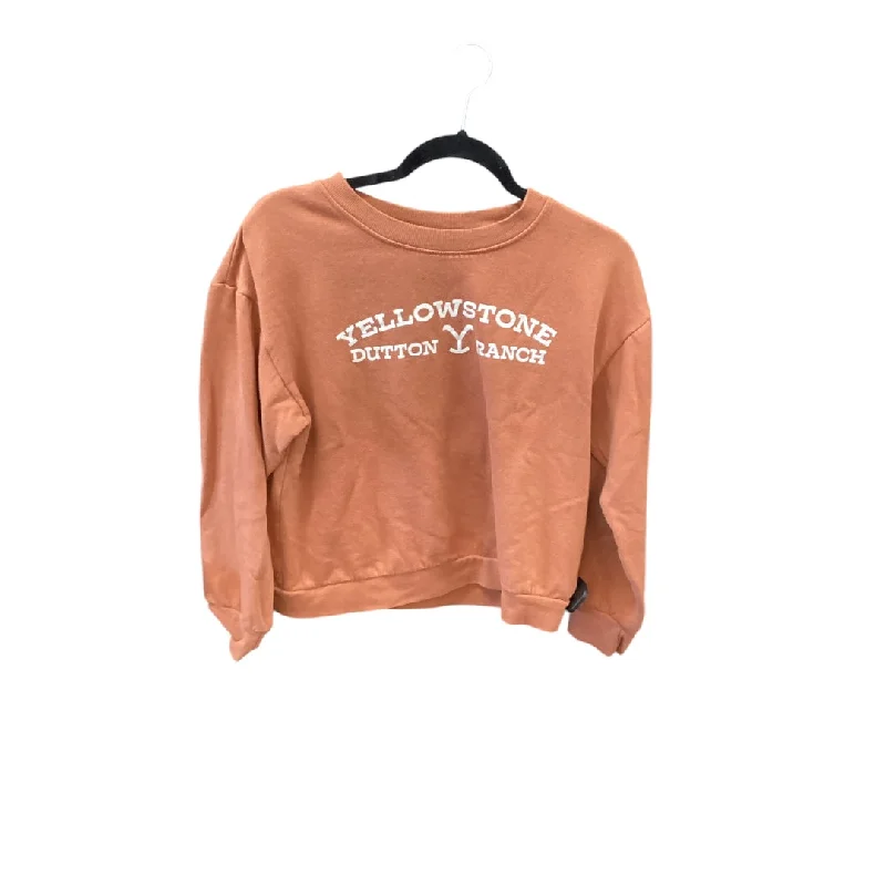 Functional Men's Workout HoodiesSweatshirt Crewneck By Clothes Mentor In Orange, Size: M Functional Men's Workout HoodiesSweatshirt Crewneck By Clothes Mentor In Orange, Size: M