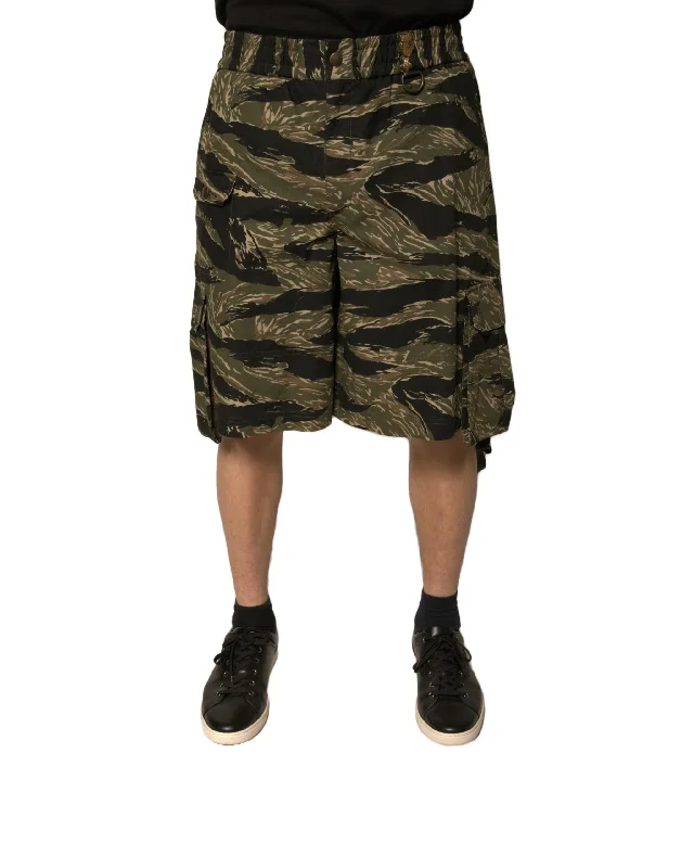 Practical Men's Work ShortsDolce & Gabbana gold Patterned Cotton Bermuda Men's Shorts