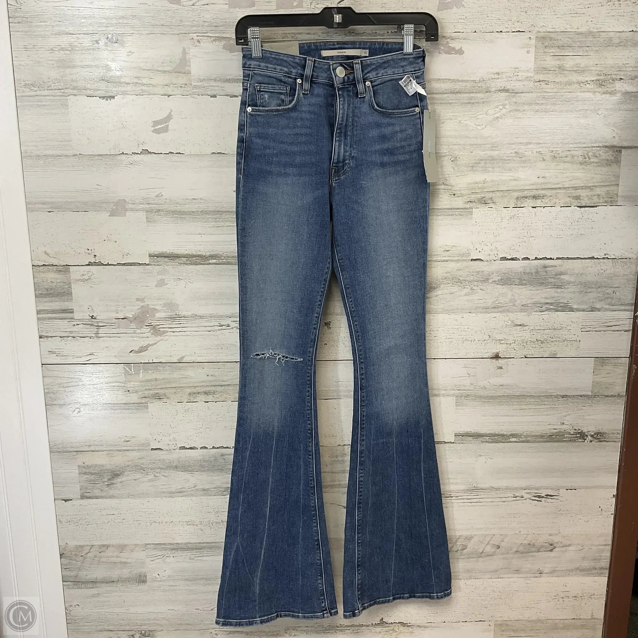 Sustainable Men's JeansJeans Flared By Hudson In Blue Denim, Size: 00