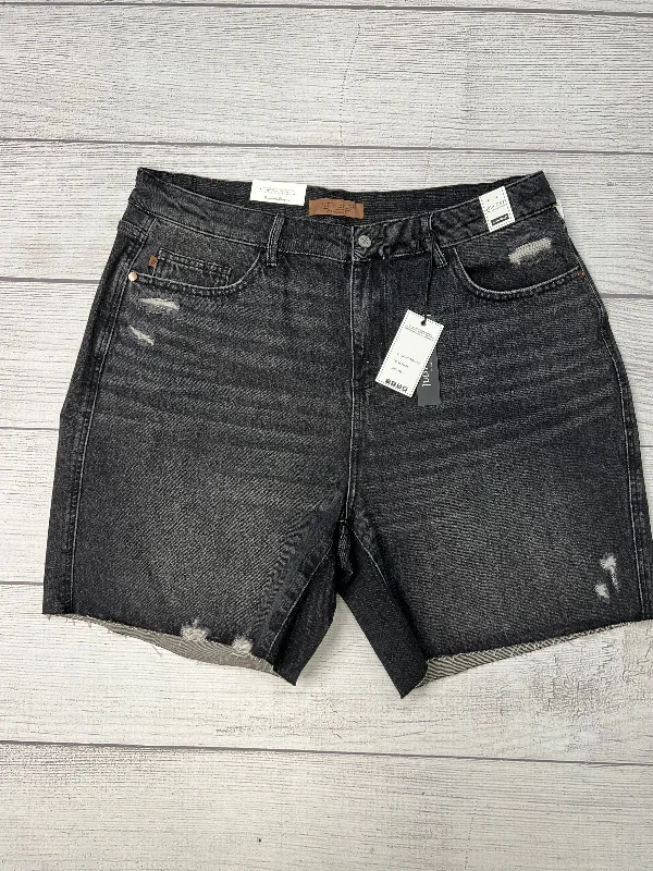 Chino-Inspired Men's Dress and Office ShortsShorts By Judy Blue In Black, Size: 3x