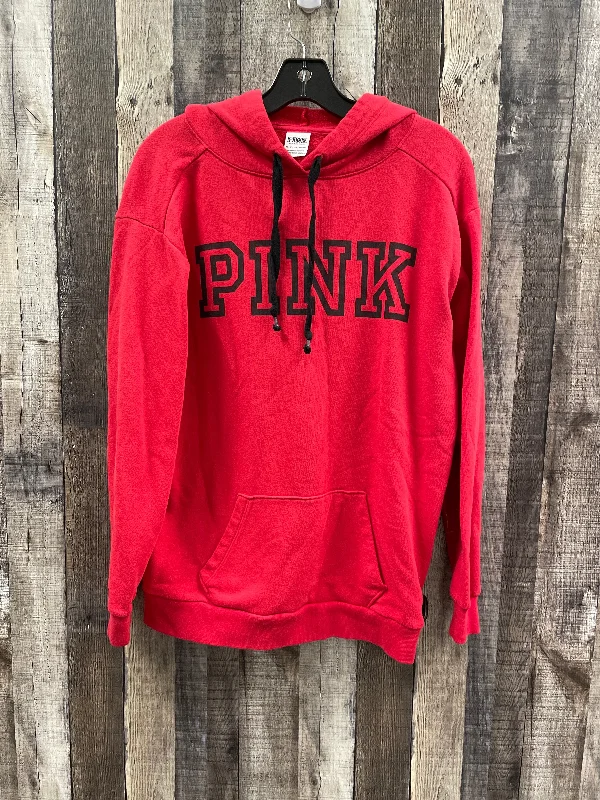 Essential Men's Sports HoodiesSweatshirt Hoodie By Pink In Red, Size: Xs